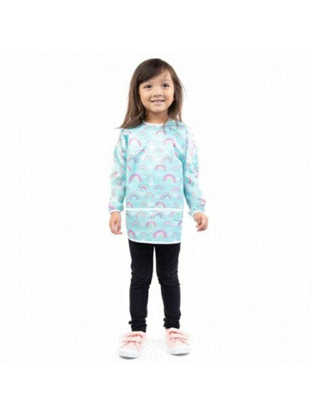 Bumkins - Kids, Girls Long Sleeve Smock, Waterproof, Art, Crafts, Play, Machine